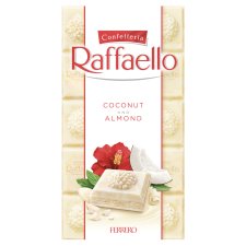 Raffaello Premium Bar White Chocolate Filled with Coconut-Almond Cream 90 g