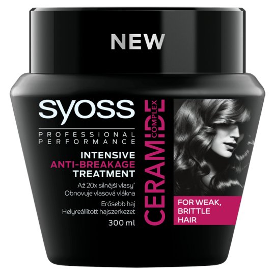 Syoss Ceramide Komplex hajpakolás gyenge, törékeny hajra 300 ml