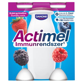 Danone Actimel zsírszegény, élőflórás, erdei gyümölcsízű joghurtital 4 x 100 g
