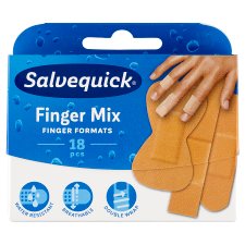 Salvequick Finger Mix ragtapasz 18 db