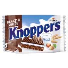 Knoppers Black & White Milk-Nut Wafer 25 g