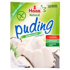 Haas Natural Coconut Flavoured Pudding Powder 40 g