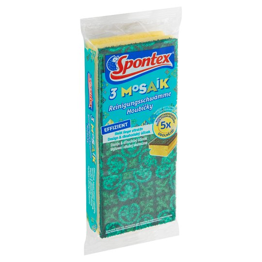 Spontex Mosaik Multifunctional Scourers 3 Pcs Tesco Online Tesco