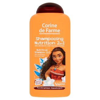 Corine de Farme Disney Vaiana kókusz illatú tusfürdő és sampon száraz és göndör hajra 250 ml