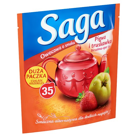 Saga birsalma-eper ízű gyümölcstea 35 filter