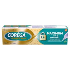Corega Maximum Fix+Kontroll mentolos műfogsorrögzítő krém 40 g