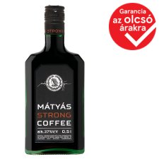 Mátyás Strong Coffee kávés keserű likőr 37% 0,5l