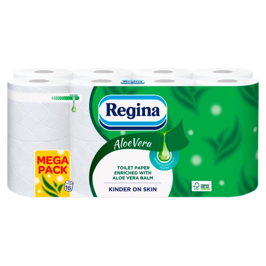 Regina Aloe Vera illatosított toalettpapír 3 rétegű 16 tekercs