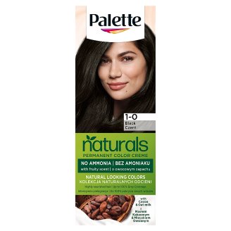 Schwarzkopf Palette Permanent Naturals Color Creme ápoló krémhajfesték 1-0 mélytengeri fekete (900)