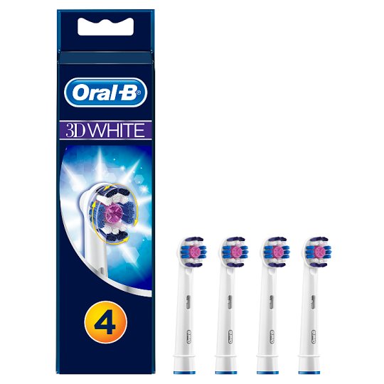 Oral-B 3DWhite Elektromos Fogkefe Pótfejek 4 Db