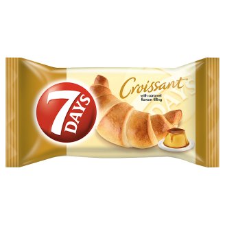 7DAYS croissant karamella ízű töltelékkel 60 g
