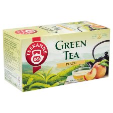Teekanne őszibarack ízesítésű zöld teakeverék 20 filter 35 g