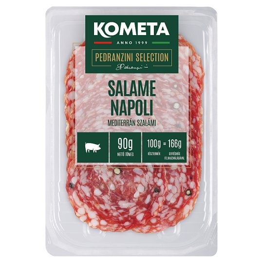 Kometa Salami Napoli Sliced Mediterranean Salami 90 g Tesco Online