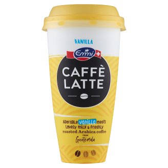 Emmi Caffé Latte Vanilla jeges kávé arab kávéval és vaníliával, tejjel 230 ml