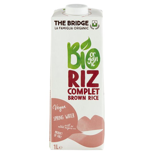 The Bridge BIO UHT gluténmentes barna rizsital 1 l