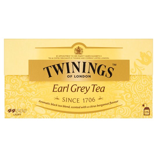Twinings Earl Grey Black Tea 25 Tea Bags 50 G Tesco Online Tesco From Home Tesco Doboz Webshop 