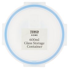 Tesco Home üveg ételtároló 600 ml-es
