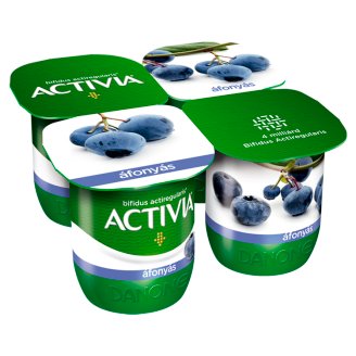Danone Activia élőflórás áfonyás joghurt 4 x 125 g