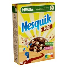 Nesquik Mix Cocoa and Vanilla Flavoured Crispy Cereals with Vitamins and Minerals 415 g