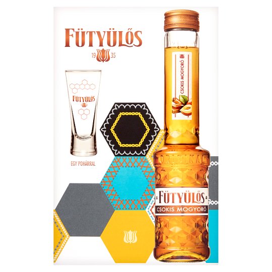 Fütyülős csokis mogyoró likőr egy pohárral 30% 0,5 l