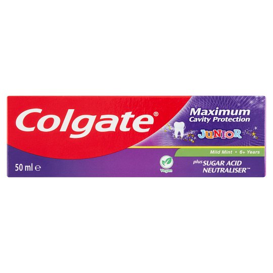 Colgate Maximum Cavity Protection Junior fogkrém 6 éves kortól 50 ml