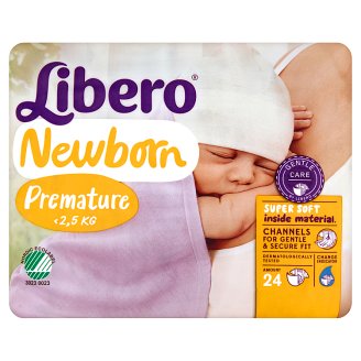 Libero Newborn Premature <2,5 kg prémium pelenkanadrág 24 db
