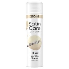 Satin Care with Olay Shaving Gel Dry Skin Vanilla Cashmere 200ml