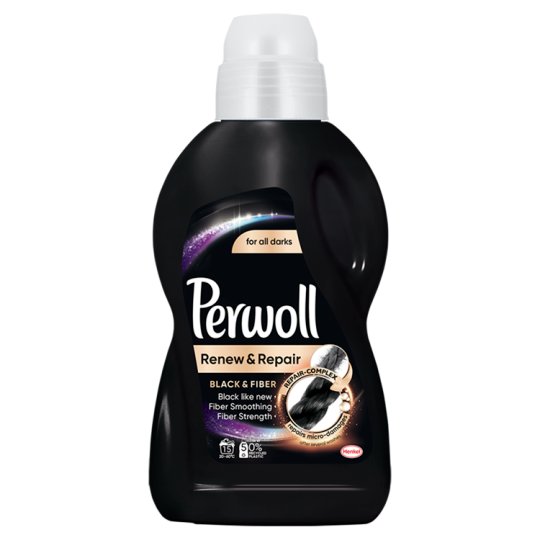 Perwoll renewAdvanced Black Light Duty Detergent for Black Textiles 15 Washes 900 ml