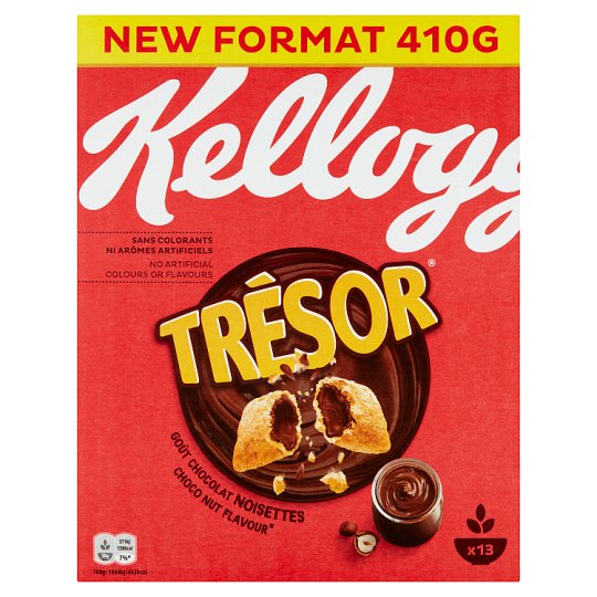 Kellogg's Trésor Cereal Pillows Made of Mixed Grains with Chocolate