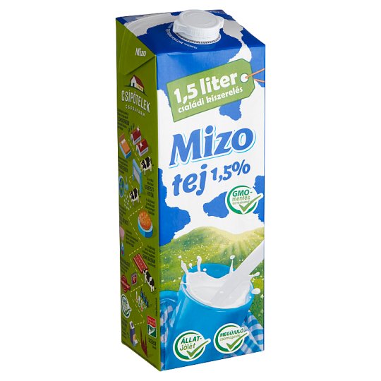 Mizo UHT zsírszegény tej 1,5% 1,5 l