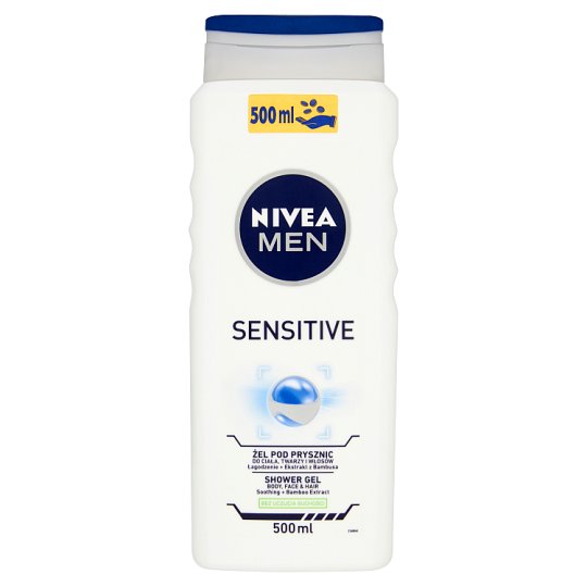 NIVEA MEN Sensitive tusfürdő 500 ml