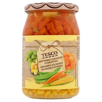 Tesco sárgarépa, zöldborsó és kukorica keveréke 700 g
