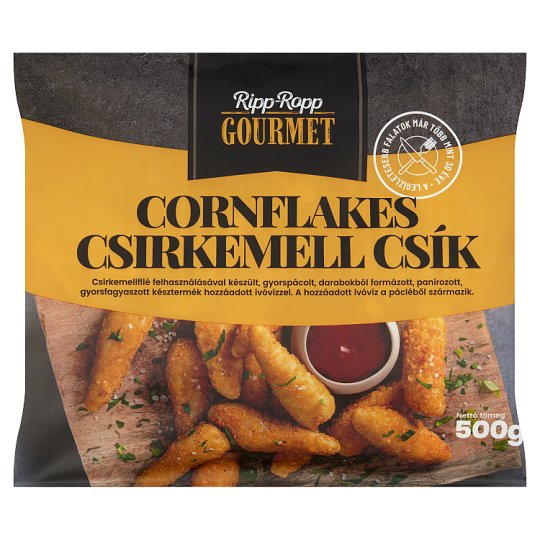 RippRopp Gourmet QuickFrozen Cornflakes Chicken Strips 500 g Tesco