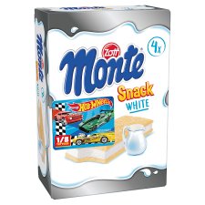Zott Monte Snack White Cake Filled with Cream of Milk 4 x 29 g (116 g)