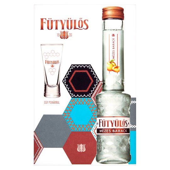 Fütyülős Honey Apricot Liqueur + 1 Glass 30% 0,5 l