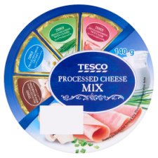 Tesco ömlesztett sajt vegyes ízekben 8 db 140 g