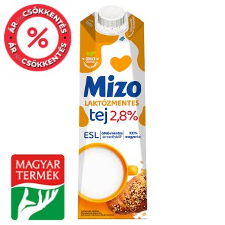 Mizo félzsíros laktózmentes tej 2,8% 1 l