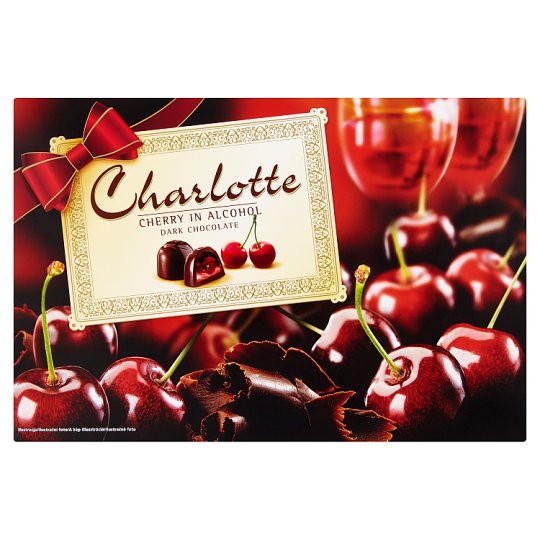 Charlotte Sour Cherry Liqueur Filled Dark Chocolate Bonbon 232 g