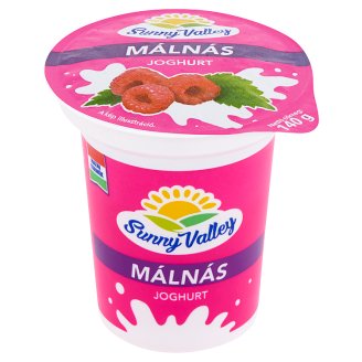 Sunny Valley élőflórás, zsírszegény málnás joghurt 140 g