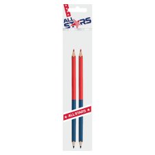 ICO Triangular Thick Double- Ended Red-Blue Coloured Pencils 2 pcs