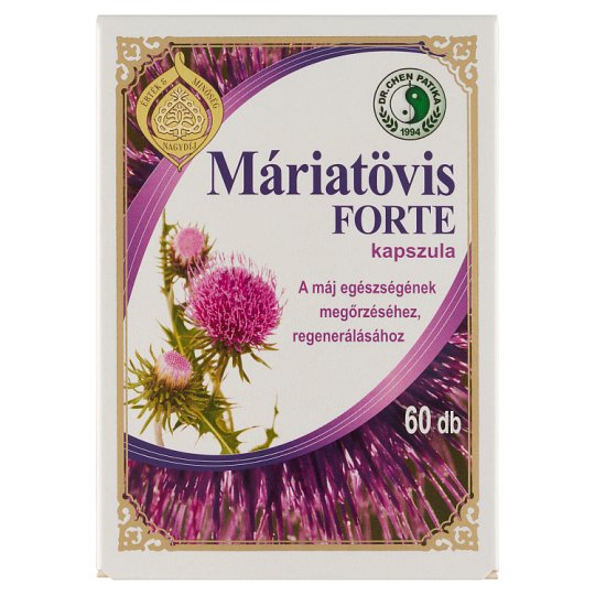 Dr. Chen Patika máriatövis forte étrend-kiegészítő kapszula 60 db 27,6 g