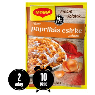 Maggi Finom Falatok Tészta Paprikás csirke szósszal 156 g