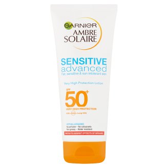 Garnier Ambre Solaire Sensitive Advanced napvédő krém SPF 50+ 200 ml