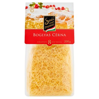 Soós Gran Premio prémium 8 tojásos durum boglyas cérna száraztészta 200 g
