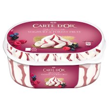 Carte D'Or Yogurt Ice Cream with Forest Fruit Sauce and Candied Forest Fruit Pieces 825 ml