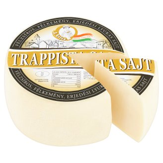 A Tejes félzsíros, félkemény, erjedési lyukas trappista sajt