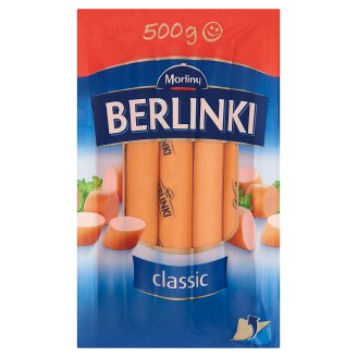 Morliny Berlinki Classic füstölt, főtt sertésvirsli 500 g