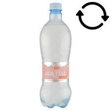 Aqvital Strawberry & Rhubarb Natural Mineral Water-Based Soft Drink 0,75 l