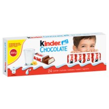 Kinder Chocolate Maxi Milk Chocolate Bar Filled with Milky Cream 24 pcs 300 g