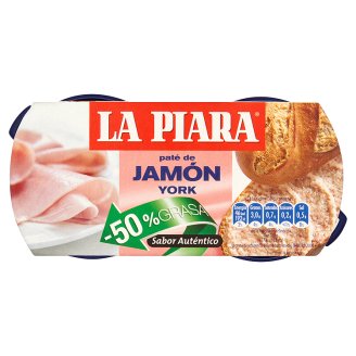 La Piara York sertés sonka pástétom 2 x 77 g